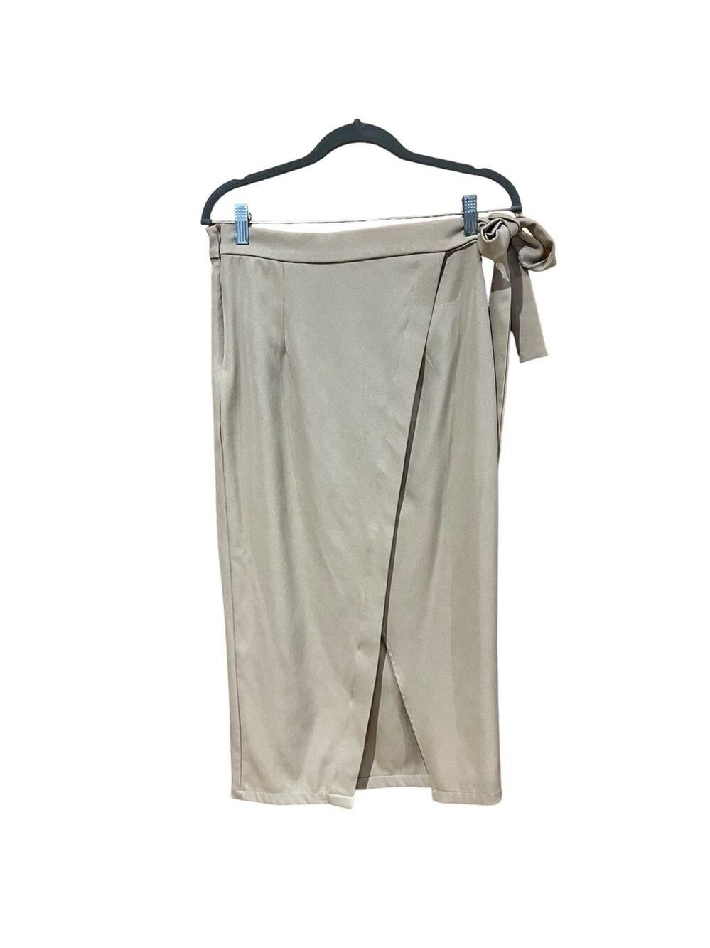 Shein Tan Wrap Skirt Women's Medium